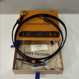Authentic Louis Vuitton Bandouliere Handbag Strap with Original Box & Dust Bag